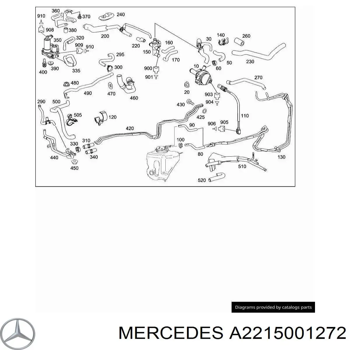 A2215001272 Mercedes 
