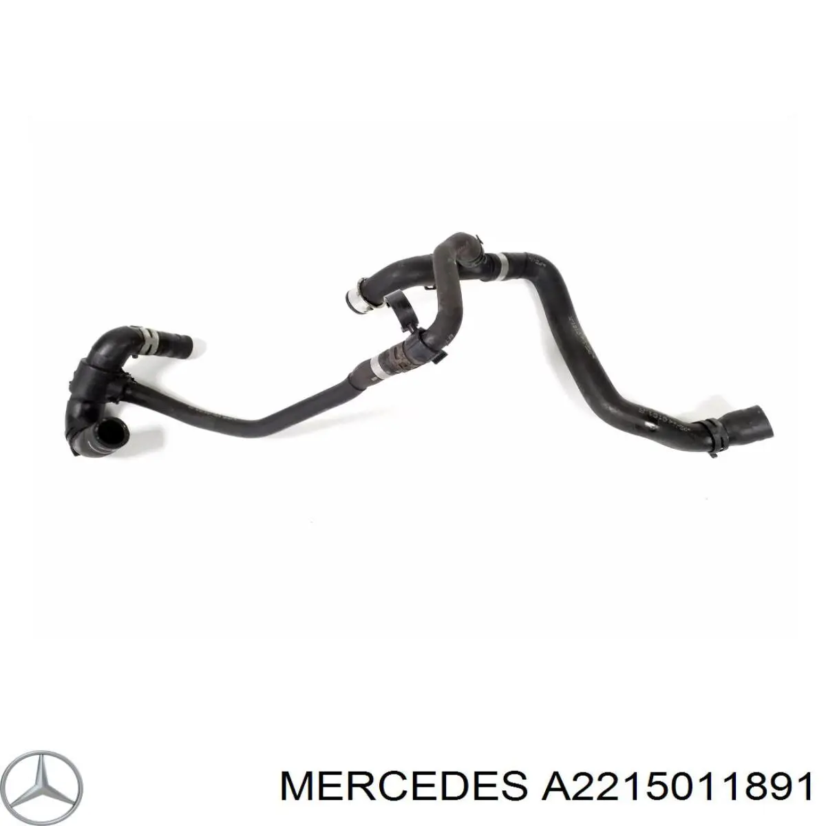 Шланг розширювального бачка, нижній Mercedes A2215011891 ціна, від 43.06 USD