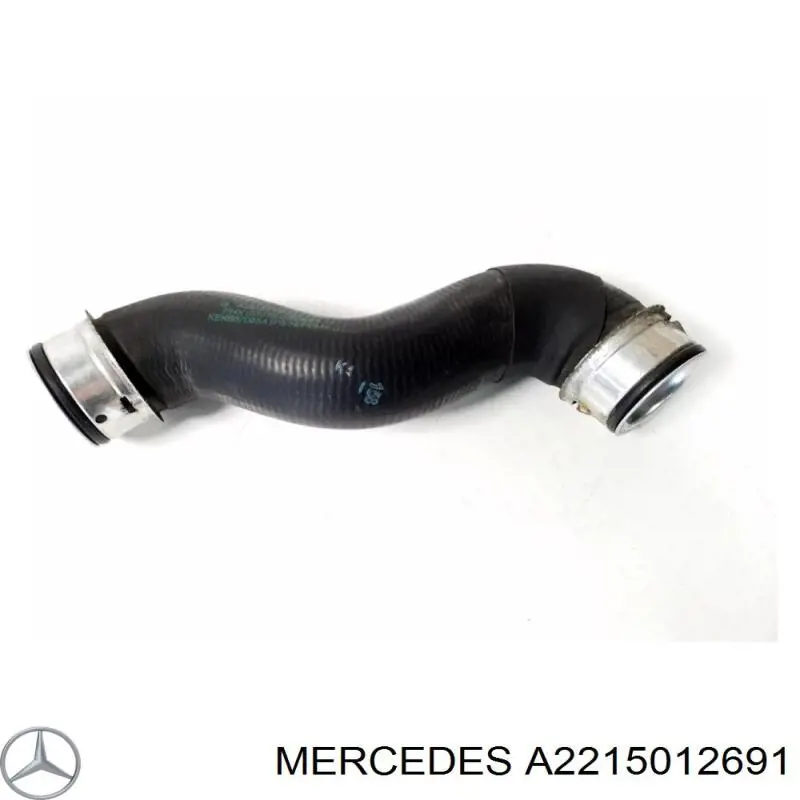 Шланг/патрубок радіатора охолодження, верхній Mercedes A2215012691 ціна, від 38.01 USD