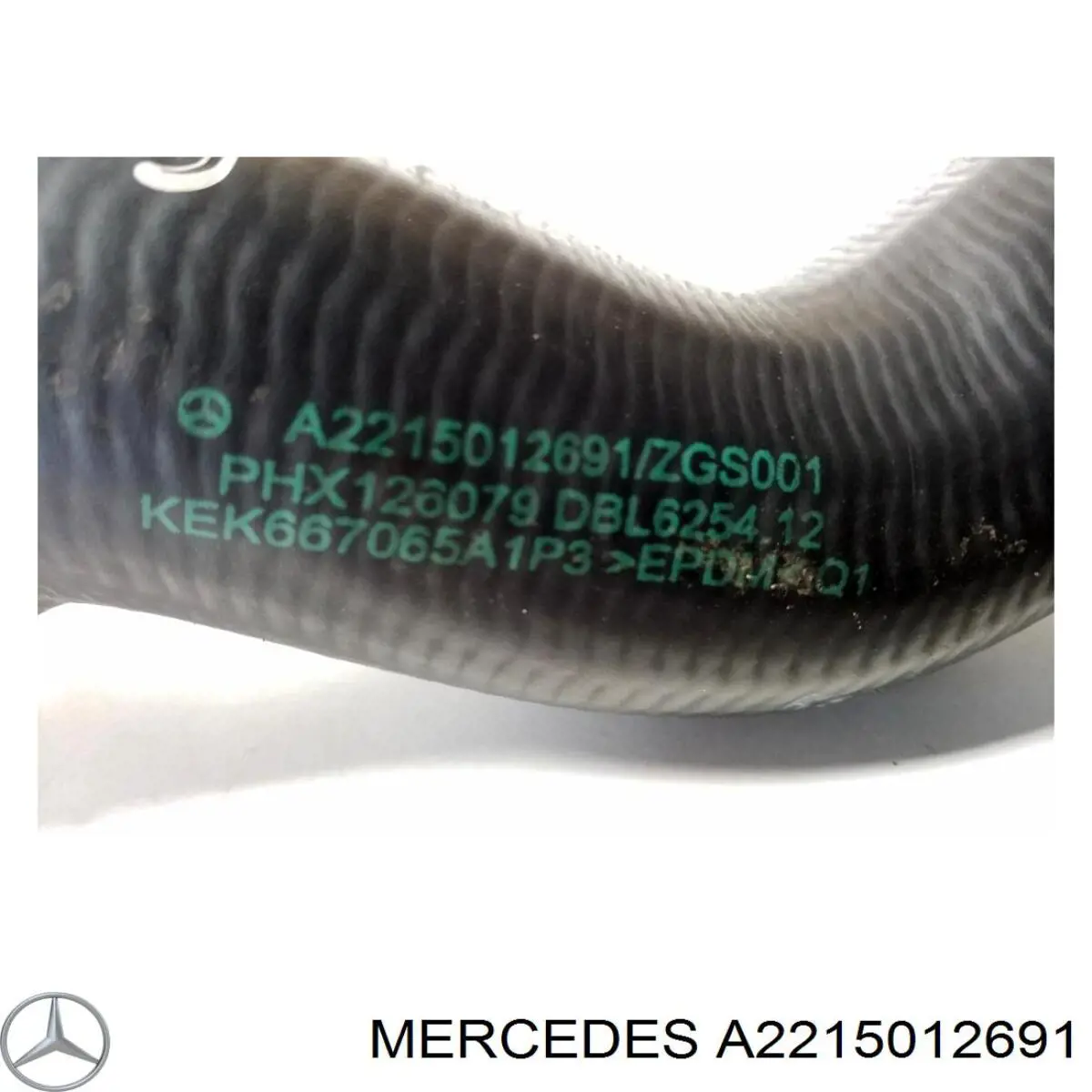 A2215012691 Mercedes шланг/патрубок радіатора охолодження, верхній