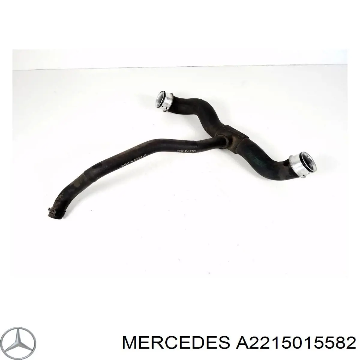 Шланг/патрубок радіатора охолодження, нижній A2215015582 Mercedes