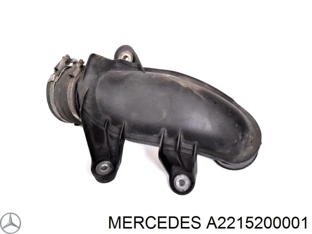 Шланг/патрубок інтеркуллера Mercedes A2215200001 ціна, від 25.87 USD