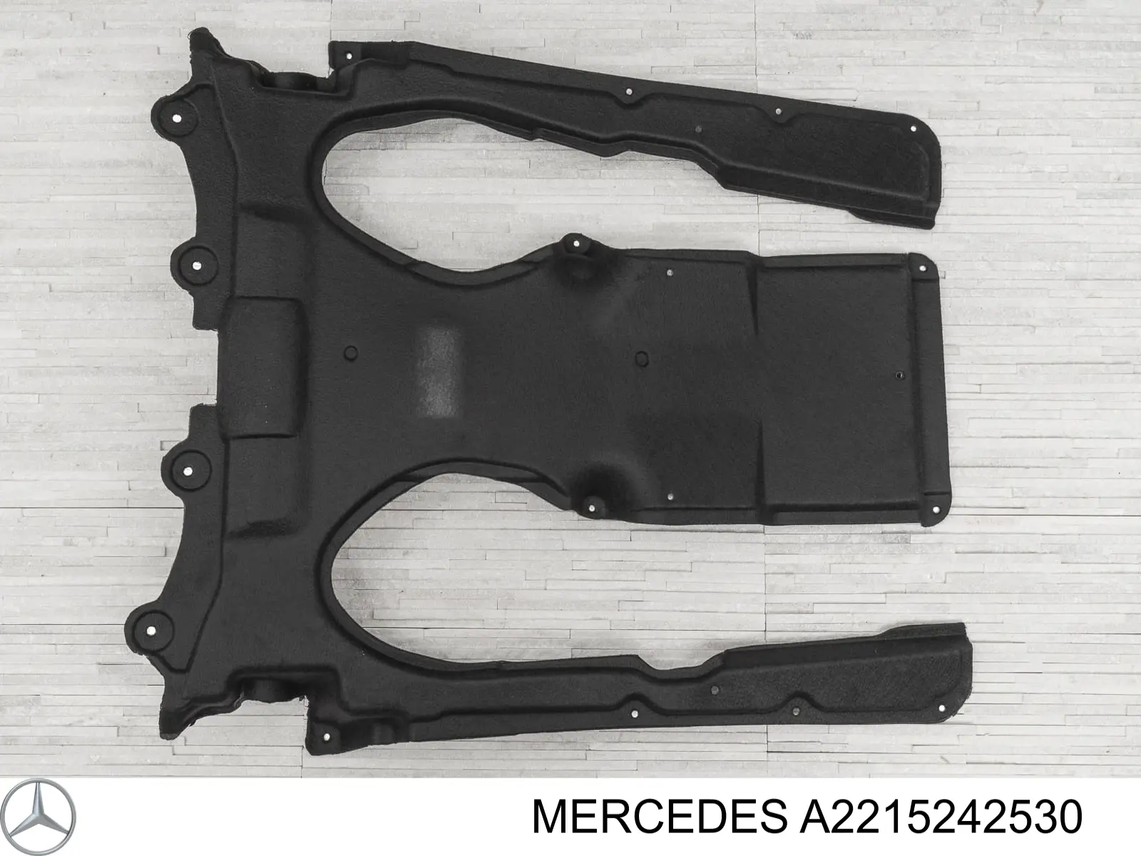 Захист двигуна задній Mercedes A2215242530 ціна, від 50.67 USD