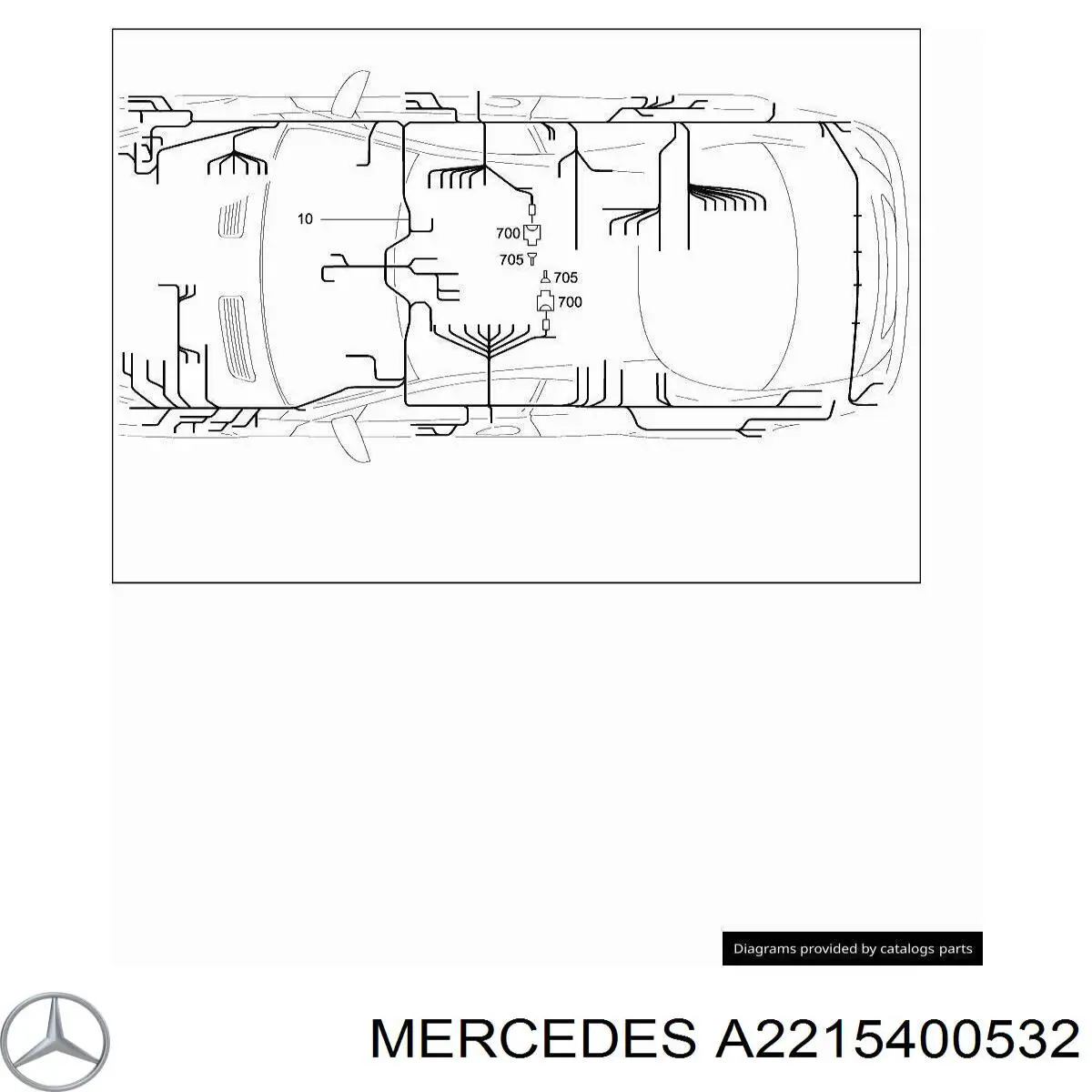 Купити A2215400532 Mercedes 