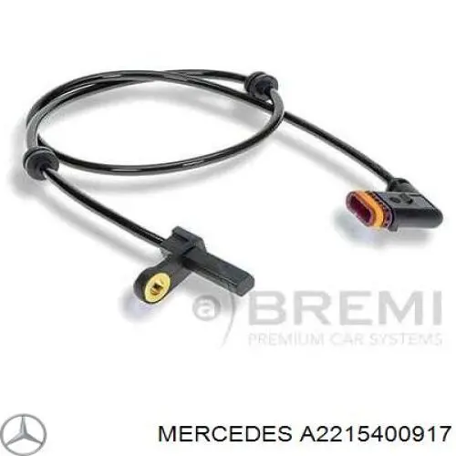 Датчик АБС (ABS) задній Mercedes A2215400917 ціна, від 25.31 USD