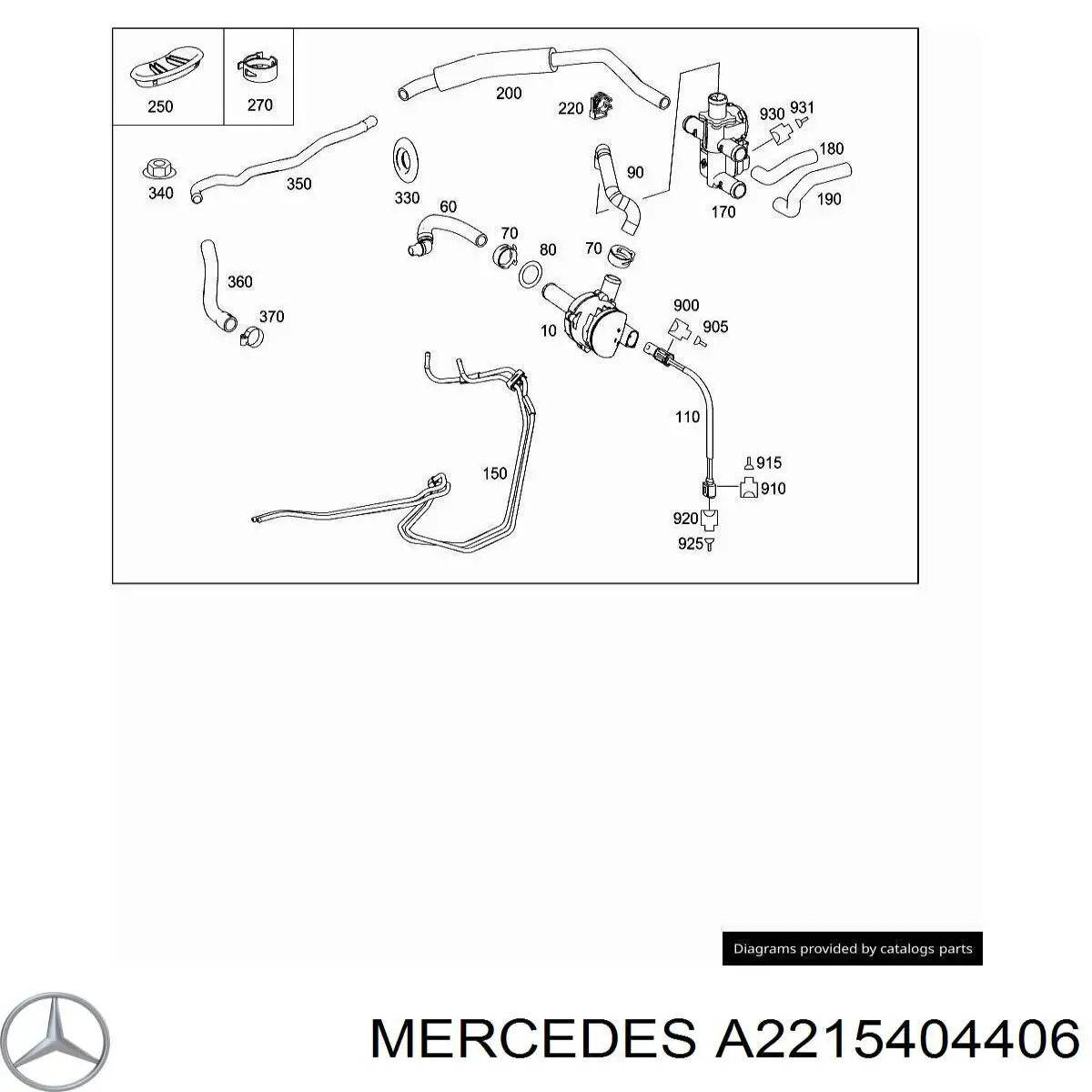 A2215404406 Mercedes 