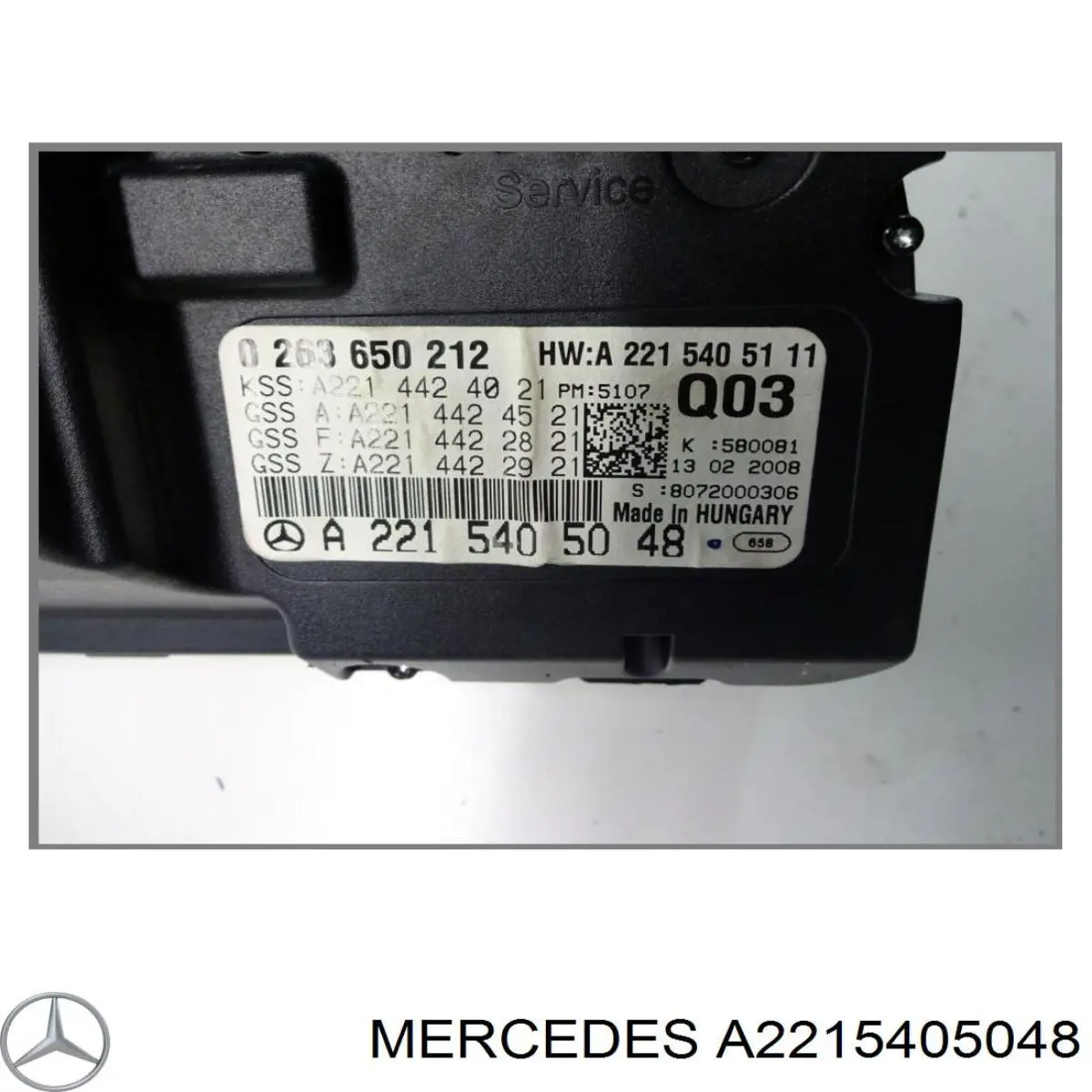 A2215409747 Mercedes Щиток приладів додатковий