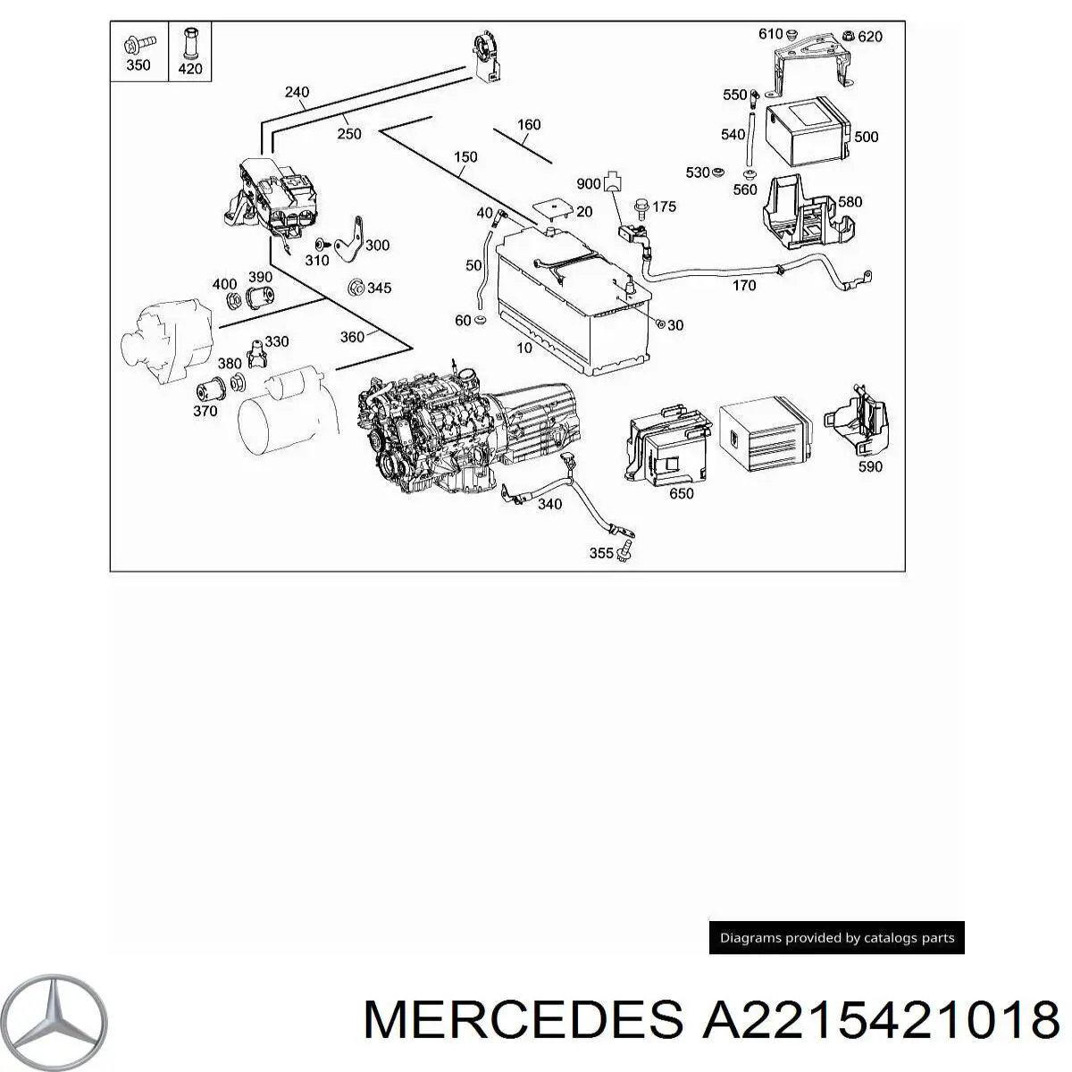 A2215421018 Mercedes 
