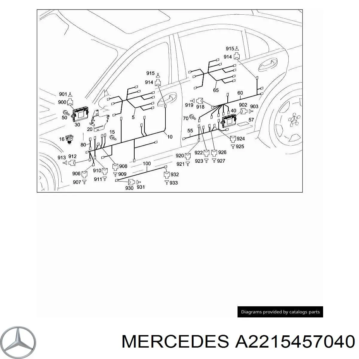 A2215457040 Mercedes 