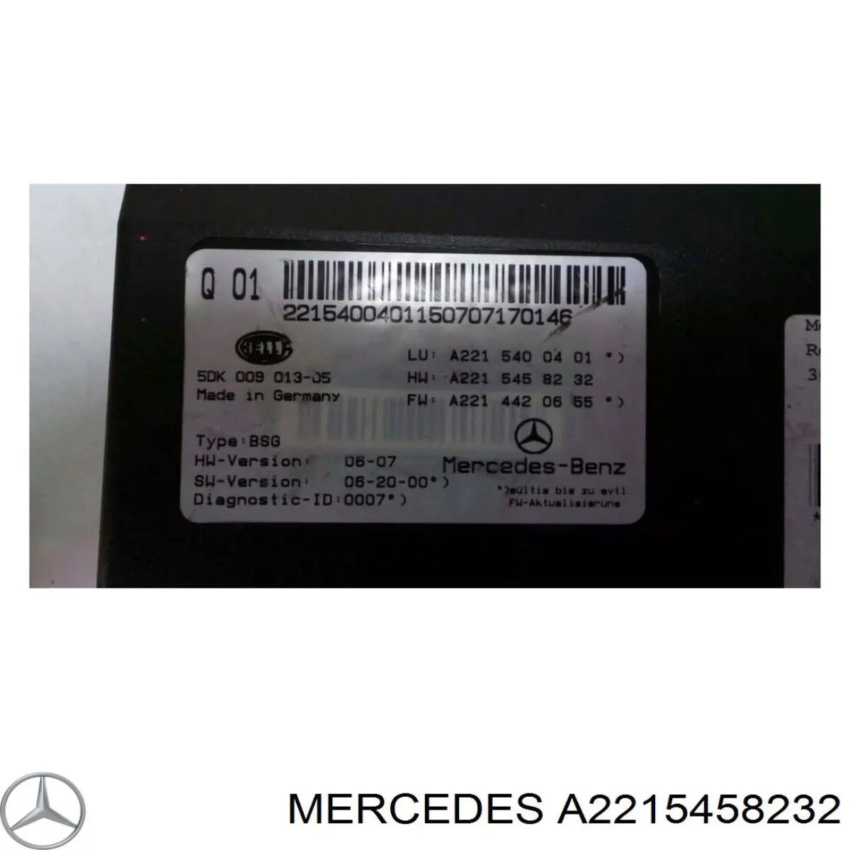  Mercedes A2215458232 ціна, від  USD