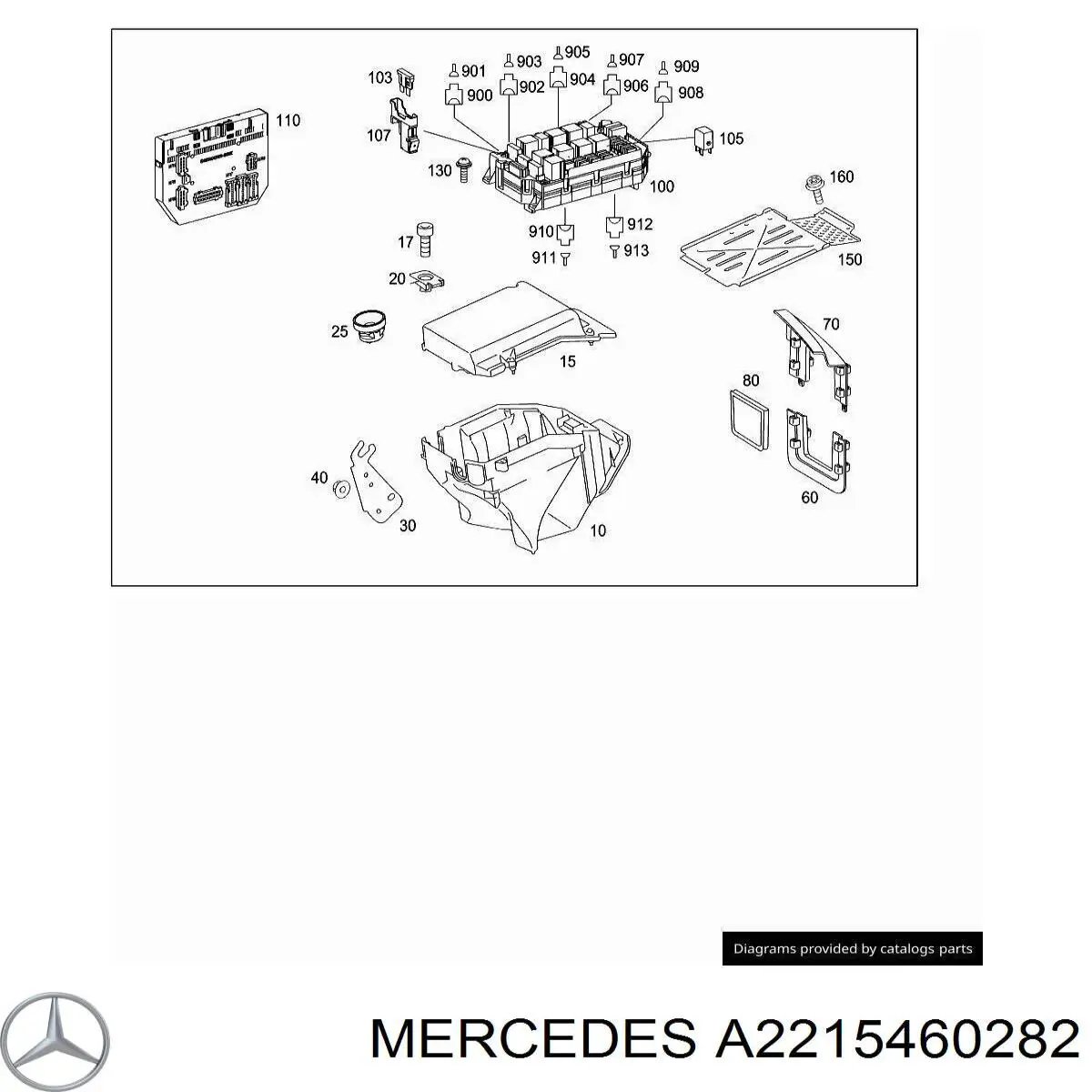 A2215460282 Mercedes 