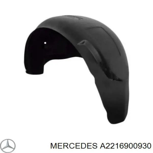 A2216900930 Mercedes Підкрилок переднього крила, лівий