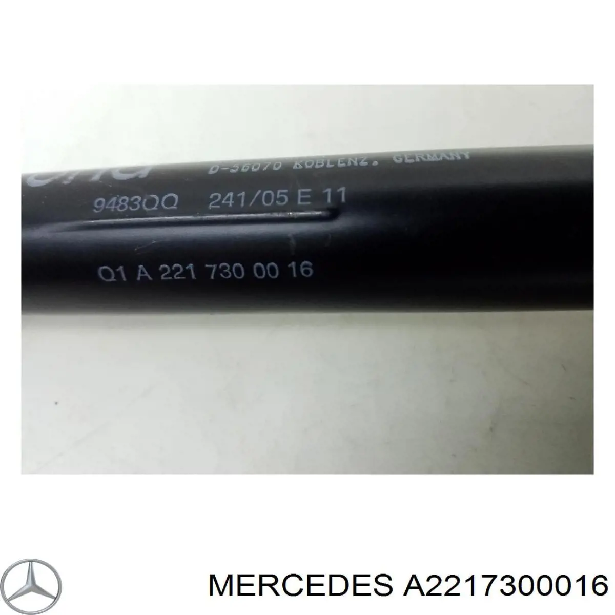 Обмежувач відкриття дверей, задній A2217300016 Mercedes
