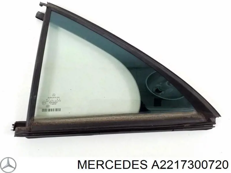 Купити A2217300720 Mercedes Скло задньої двері лівої