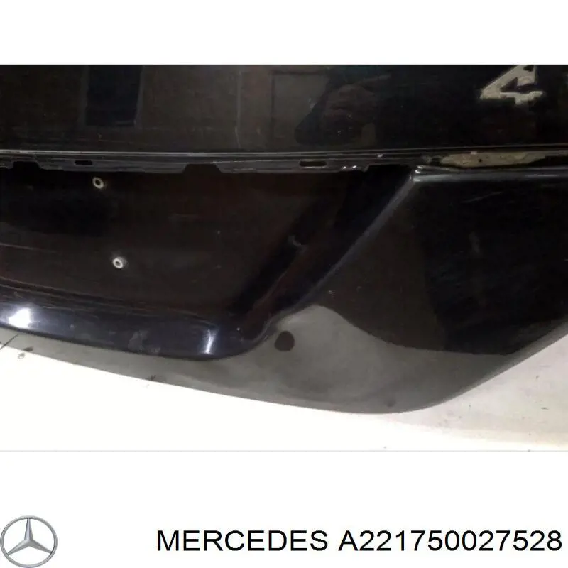 Кришка багажника на Mercedes S  W221