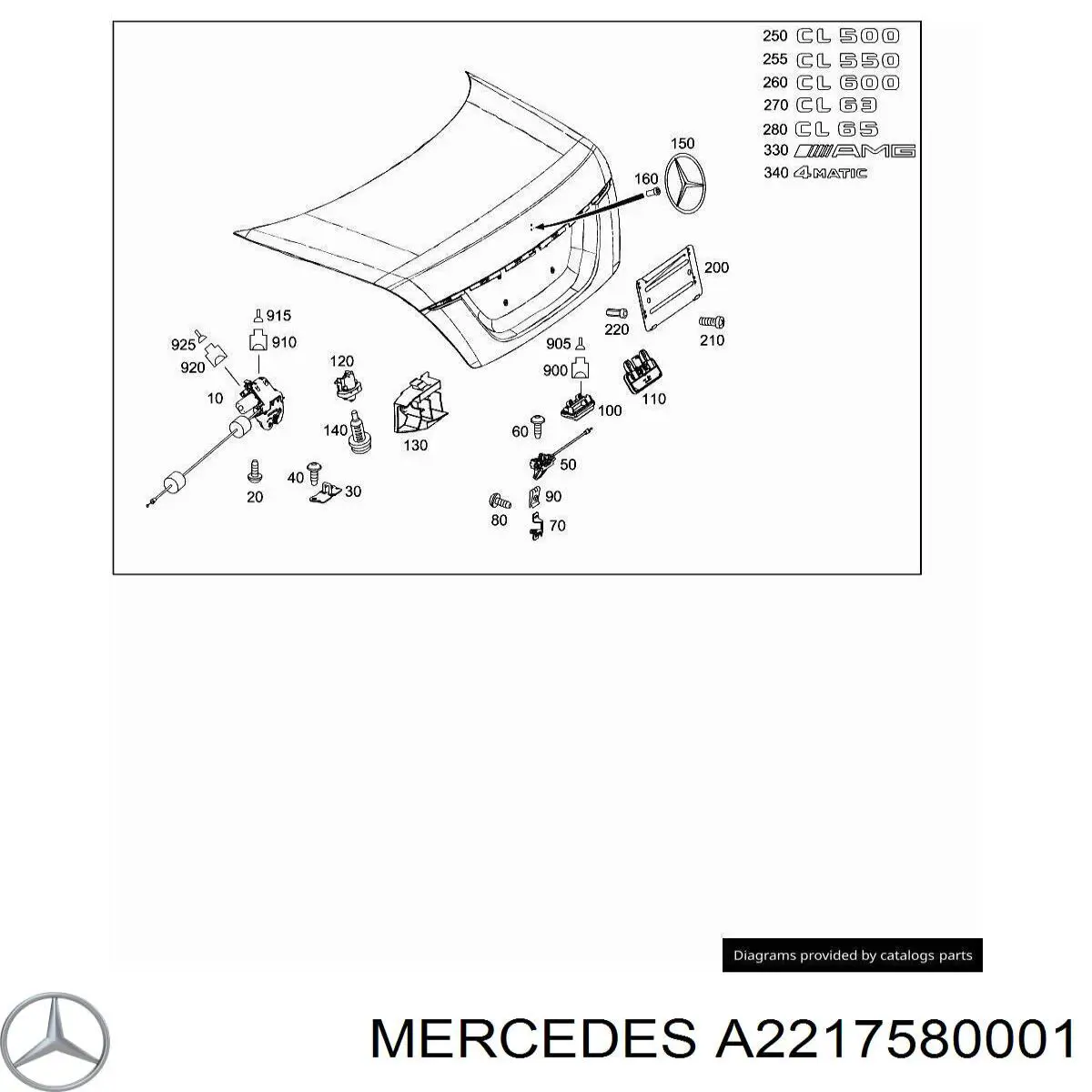 Mercedes A2217580001 ціна, від 5.04 USD