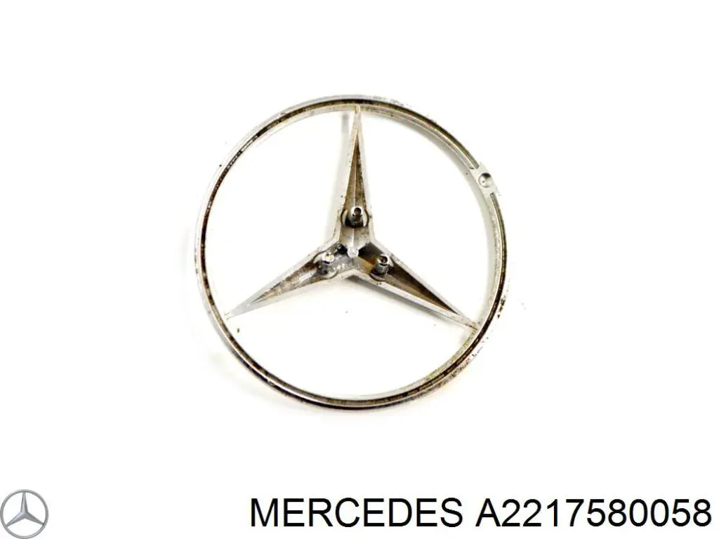 2217580058 Mercedes емблема кришки багажника, фірмовий значок