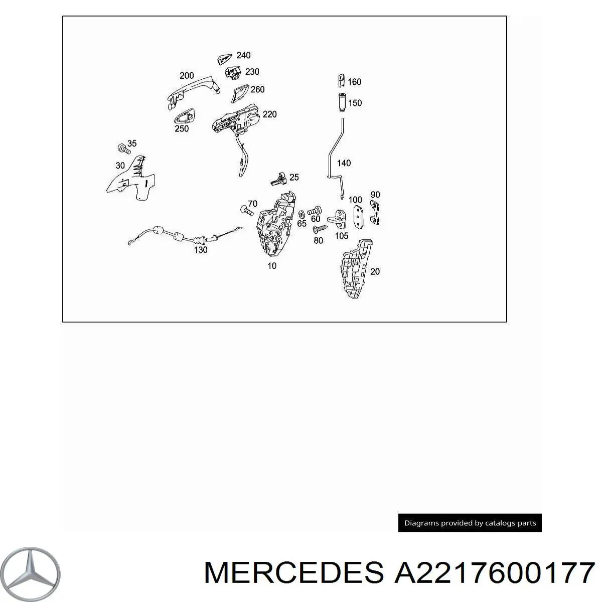  Mercedes A2217600177 ціна, від 16.61 USD