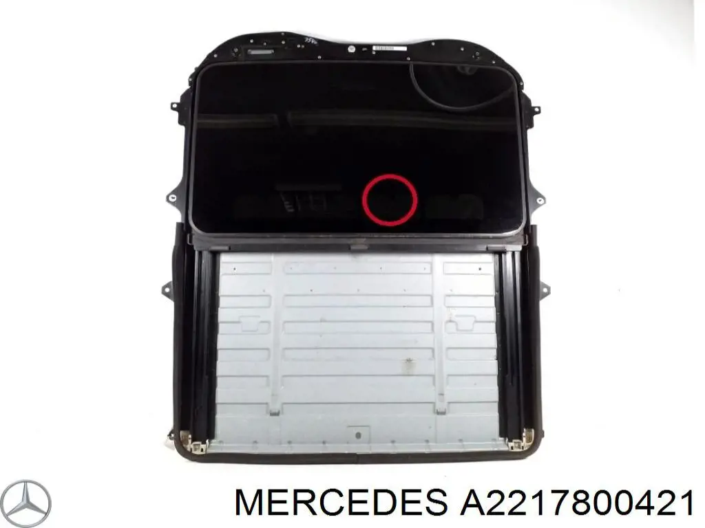 Скло люка даху на Mercedes S (W221)