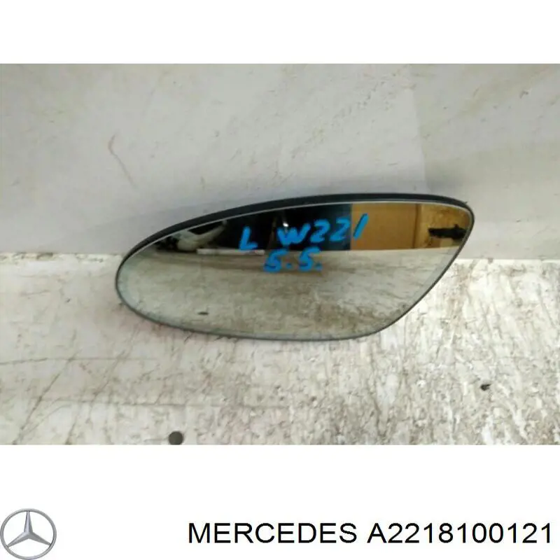 Дзеркальний елемент лівого дзеркала заднього виду Mercedes A2218100121 ціна, від 13.38 USD