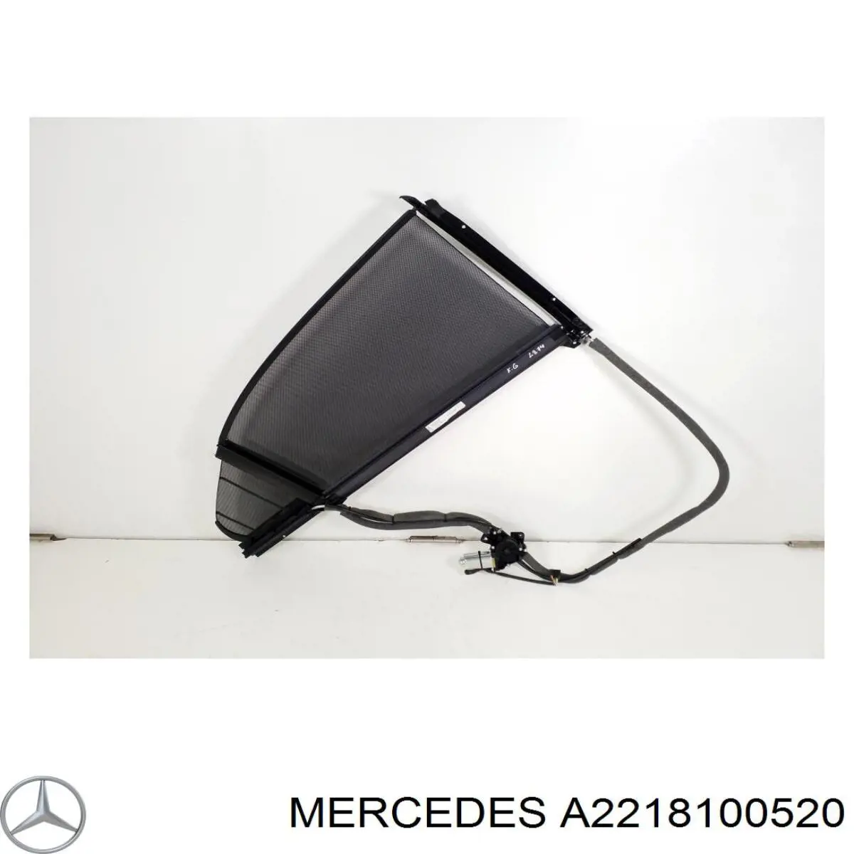 Шторка задніх дверей Mercedes A2218100520 ціна, від 83.33 USD