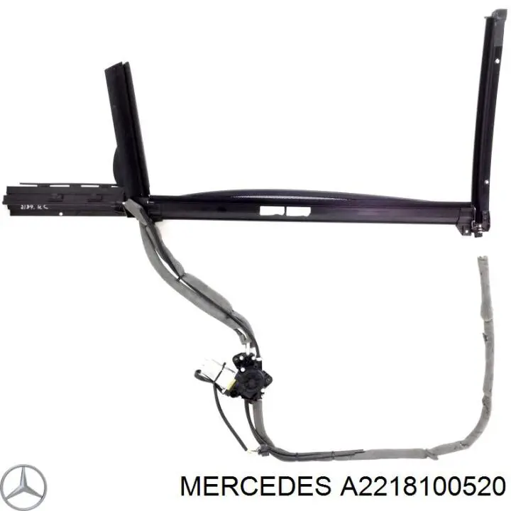 Шторка задніх дверей на Mercedes S (W221)