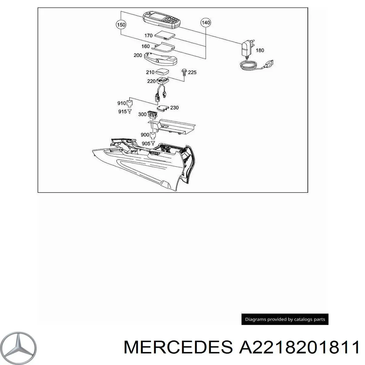 A2218201811 Mercedes 