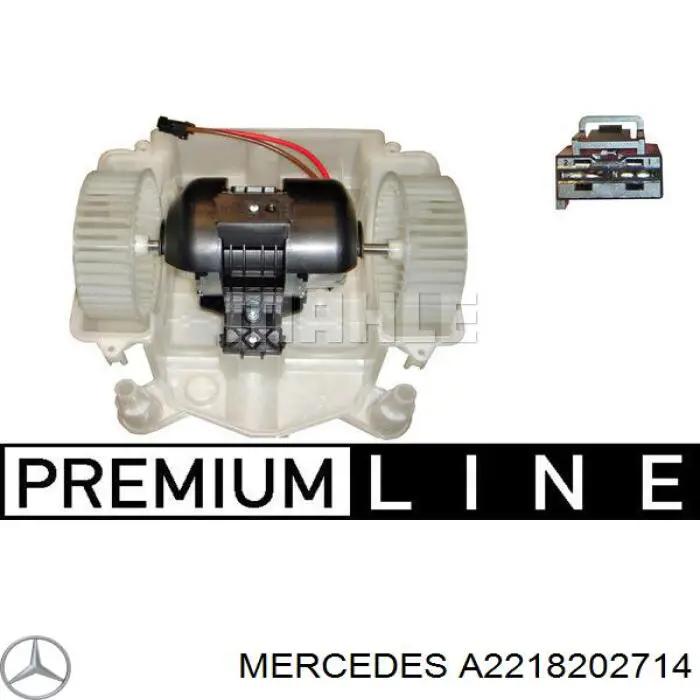 A2218202714 Mercedes двигун вентилятора пічки (обігрівача салону)