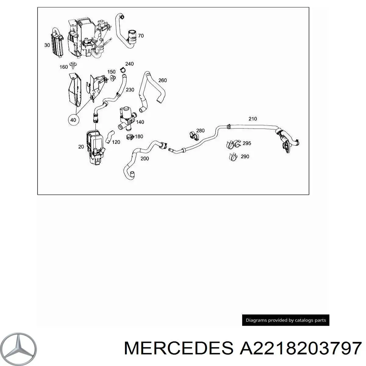 Купити A2218203797 Mercedes 