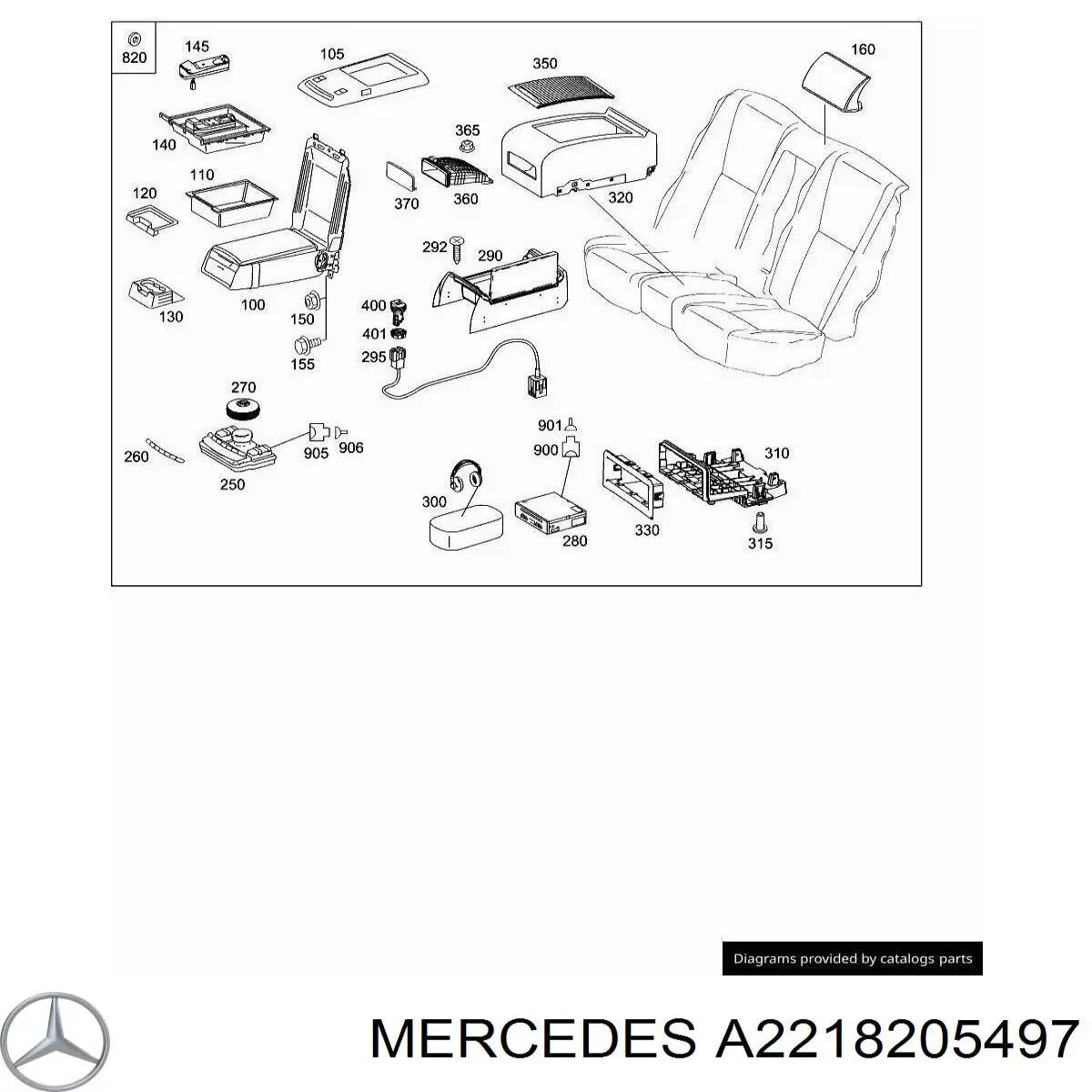 A2218205497 Mercedes 