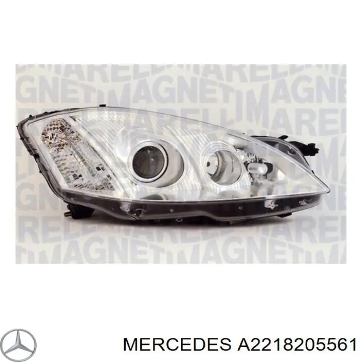 A2218205561 Mercedes фара ліва