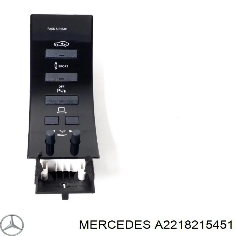 Купити A2218215451 Mercedes Блок кнопок центральної консолі