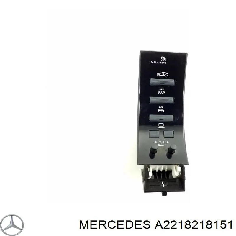 A2218218151 Mercedes Блок кнопок центральної консолі