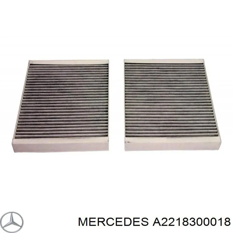 Фільтр повітряний обігрівача Mercedes A2218300018 ціна, від 21.20 USD