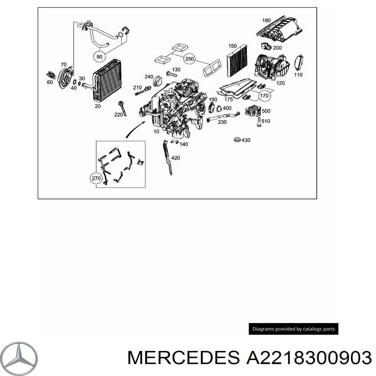 A2218300903 Mercedes 