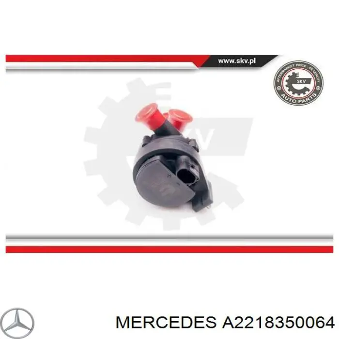 A2218350064 Mercedes електронасос системи опалення
