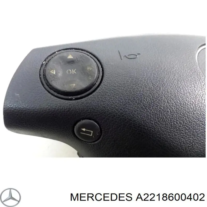 A2218600402 Mercedes Подушка безпеки, водійська, AIRBAG