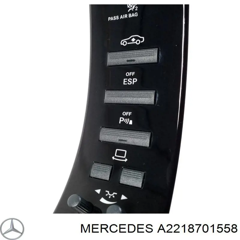Купити A2218701558 Mercedes Блок кнопок центральної консолі