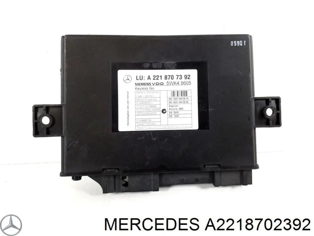 Блок керування центральним замком Mercedes A2218708086 ціна, від 63.34 USD