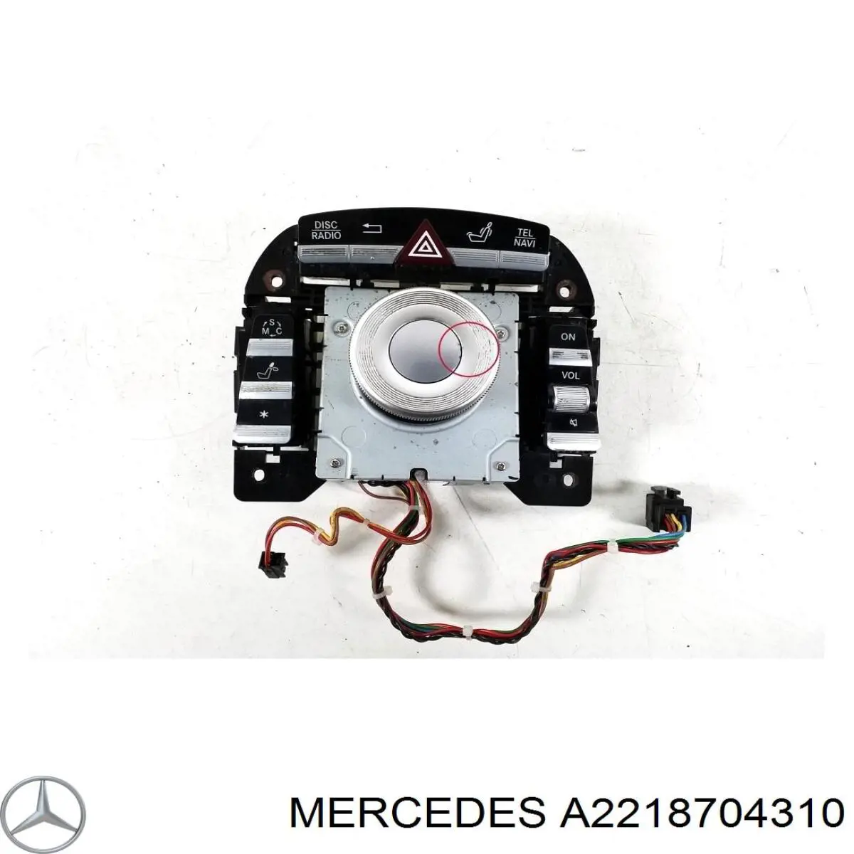 A2218704310 Mercedes Блок кнопок центральної консолі