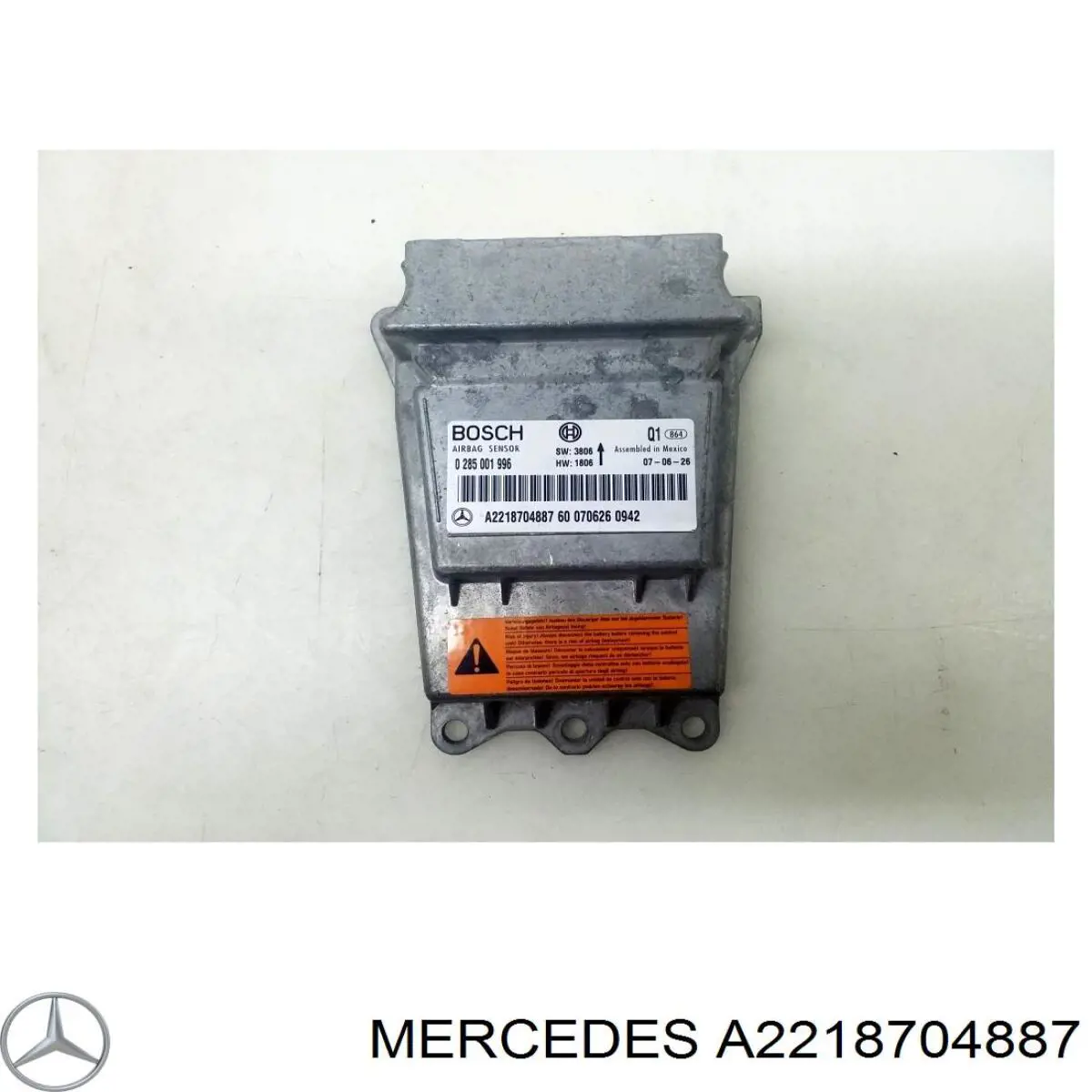 Купити A221870299380 Mercedes Модуль-процесор керування подушки безпеки