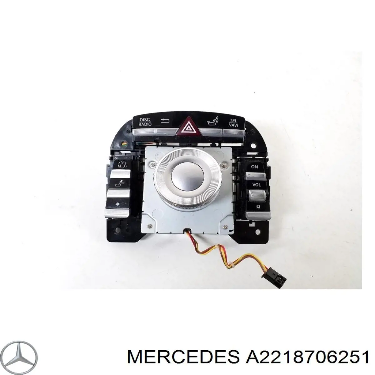 A2218706251 Mercedes Блок кнопок центральної консолі