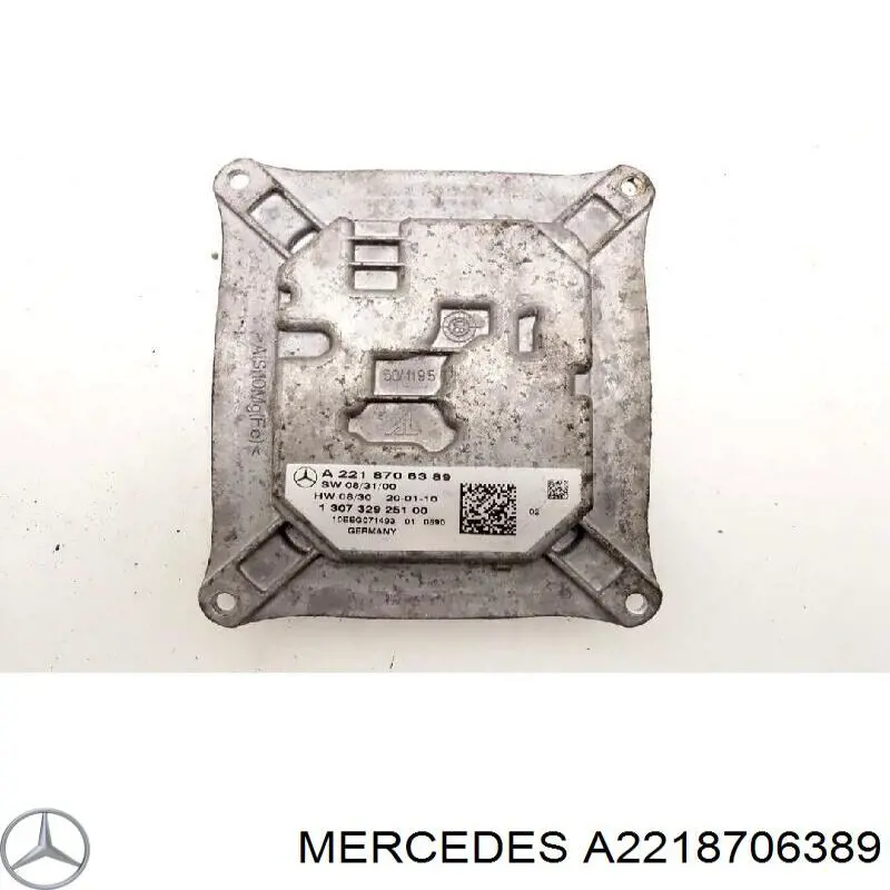 A2218706389 Mercedes модуль керування (ебу габаритних вогнів)