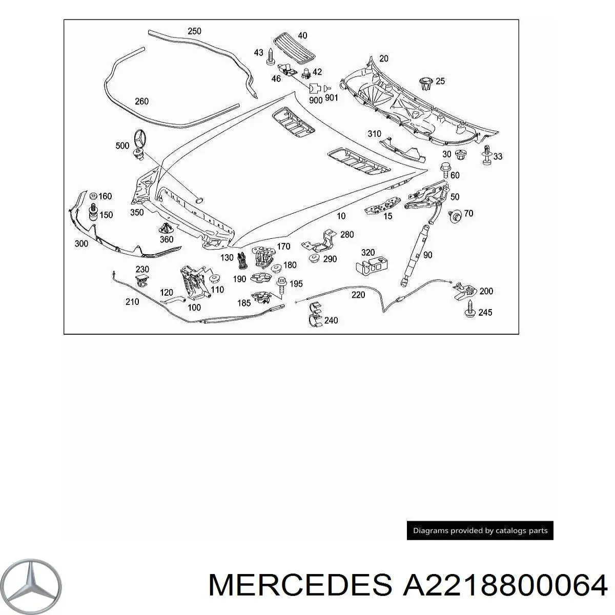  A2218800064 Mercedes