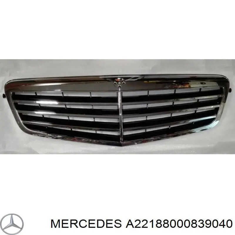 Решітка радіатора A22188000839040 Mercedes