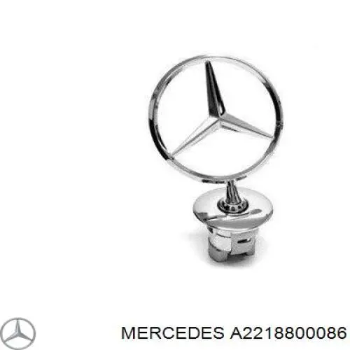 Фірмовий значок капота Mercedes A2218800086 ціна, від 39.27 USD