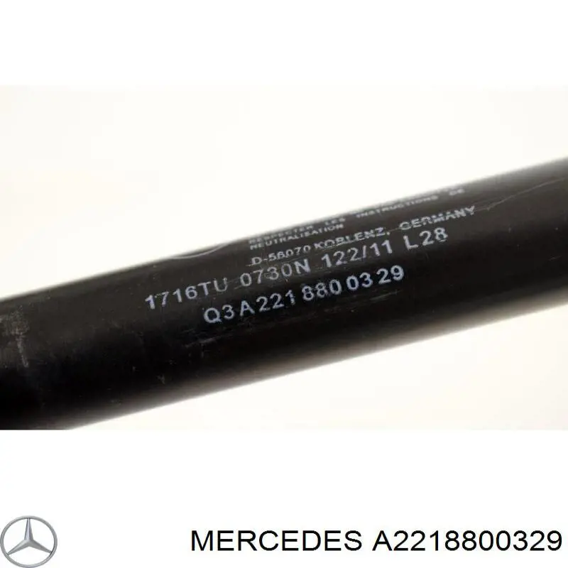 Амортизатор капота A2218800329 Mercedes
