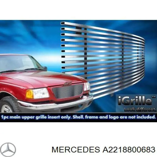 Облицювання радіатора Mercedes A2218800683 ціна, від 106.38 USD