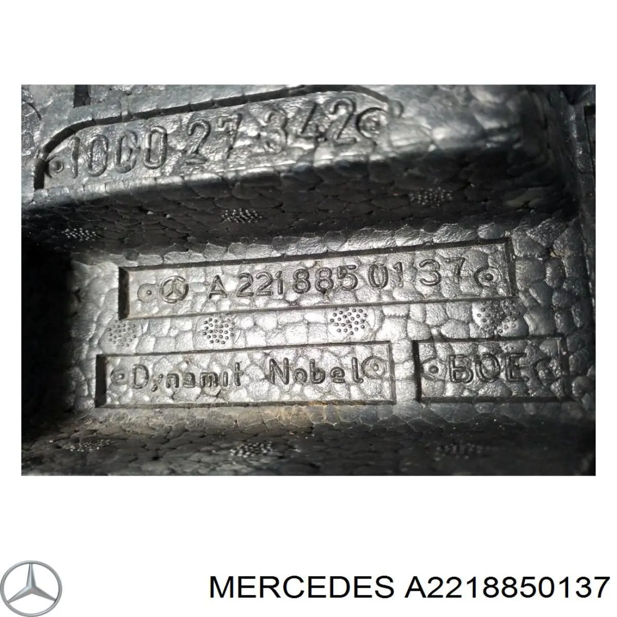 Купити A2218850137 Mercedes Абсорбер (наповнювач) бампера переднього