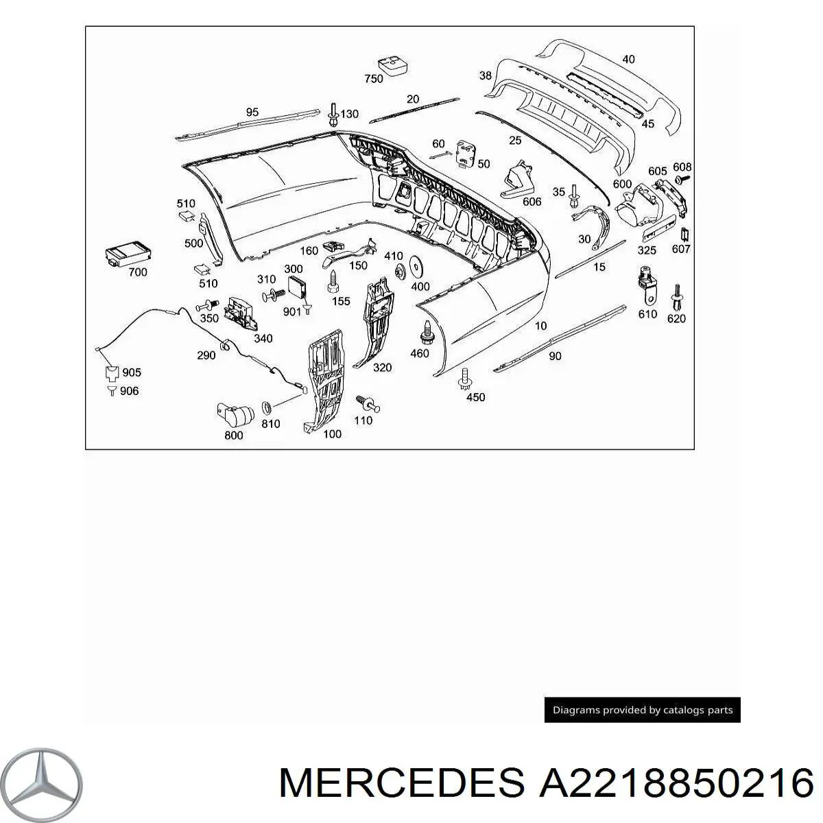 Купити A2218850216 Mercedes 